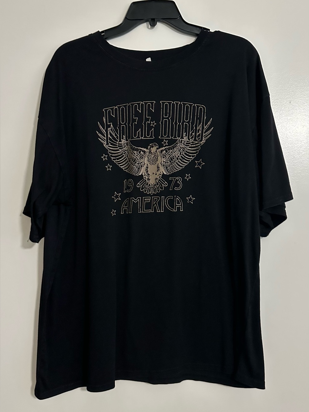 Oversized Graphic Tee - Black